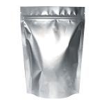 Heat Sealable Metallic Silver Foil Mylar Ziplockk Bags Stand Up Pouch Food