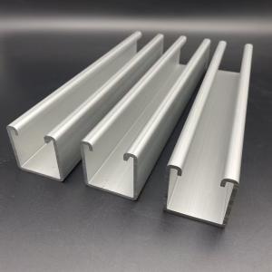 Wholesale C Profile Custom Size Aluminum 6005 Strut Channel from china suppliers