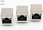100 Base - T Integrated Magnetics RJ45 , IEEE802.3af RJ45 With Integrated