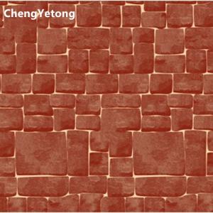 Wholesale PVDF Coating Pre Coated Metal Sheets , Wall Brick Grain PPGI Color Coated Sheets from china suppliers