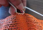 Road Pool Plastic Orange Fence , Recycled Material Orange Barrier Fencing
