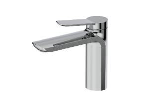 Wholesale Single Lever Black Chrome Bathroom Tap Without Pull Rod from china suppliers