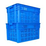 PP Vegetable Fruit Nestable Basket Plastic Turnover Basket for Supermarket