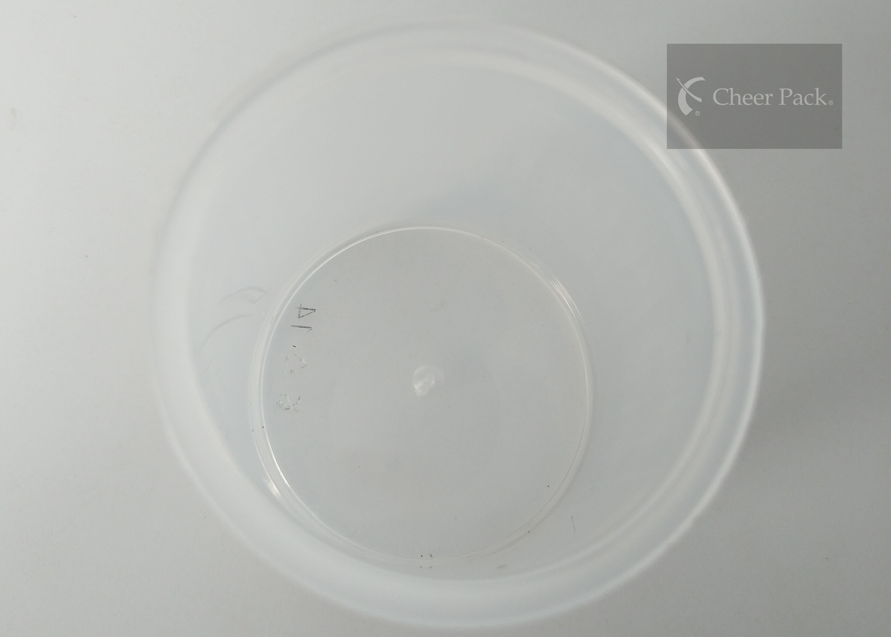 Clear Small Round Clear Plastic Containers Food Grade Material Transparent Color