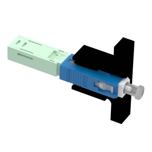 Simplex SC Fiber Optic Fast Connector UPC Polished for Drop Cable FTTH Field