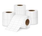 Anti-Scratch White Vinyl Decal Roll PE PET Barcode Label Paper