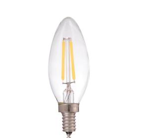 Wholesale LED clear vintge c35 2w E14 filament candle light transparent glass bulb Lumen illumination decorative interior 100lm/w from china suppliers