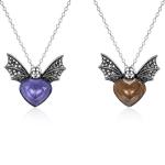 1.48ft 3.93g Sterling Silver Jewelry Sets 14K Gold Plated Bee Pendant Necklace