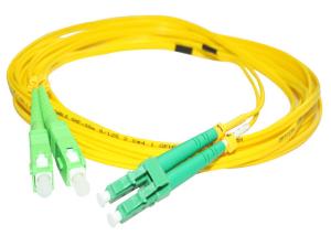 Wholesale High Quality LC Fiber Optic Patch Cord LC APC 3.0mm FTTH Fiber Optic Patch Cord from china suppliers