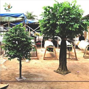 Wholesale UVG artificial trees for home decor and indoor fake banyan tree for wedding room decoration GRE063 from china suppliers