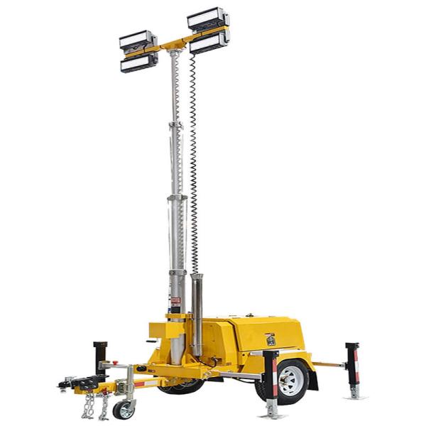 Portable LED Light Towers Outdoor Light Tower Frequency 50/60 Hz Diesel Light Tower for Events