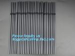 Bio degradable corn starch PLA plastic straws,Disposable hard black long PLA