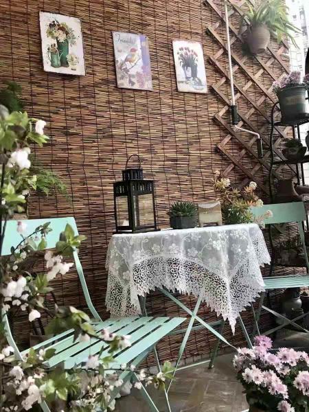ECO Friendly Decoration Panels Privacy Carbonized Natural Reed Outdoor Garden
