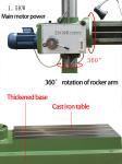 Universal radial drilling machine Z3732D Maximum Drilling Diameter 32mm Radial