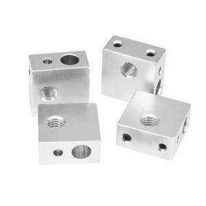 Wholesale 7.8g Aluminium MK7 MK8 3D Printer Heater Block 20mm*20mm*10mm from china suppliers