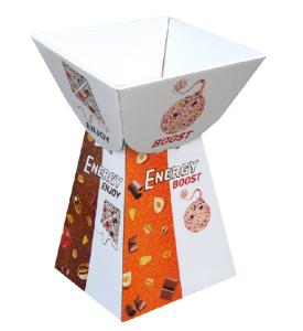 Wholesale Panton Color Cardboard Candy Display Box Customized Size Matt Lamination from china suppliers