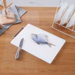Stainless Steel Handle Non Slip Double Sided Cutting Board