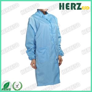 Wholesale Long Sleeve ESD Protective Clothing , Anti Static Garments For Electronic Workshop from china suppliers