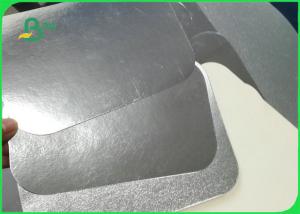 Wholesale Customized Ivory Printer Paper PET Foiled Silver Metallic Paper For Offset Printing from china suppliers