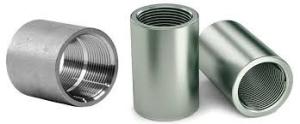 Wholesale Round Threaded Connector Coupling Pipe Fittinfs SS304 Stainless Steel All Thread Tube Sleeve from china suppliers