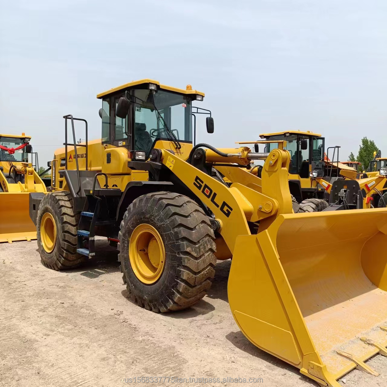 Excellent Performance SDLG 956F Used Loader and SDLG Engine for Construction Projects
