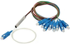 China Mini Bare Fiber Optic Splitter , High Reliability Blockless Plc Splitter on sale