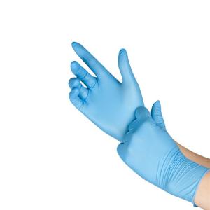 Wholesale Blue Nitrile Disposable Gloves CE FDA, Latex Free Gloves, Powder Free from china suppliers