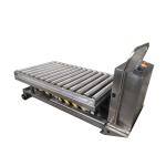 Electric Mobile Stainless Steel Pallet Lift Table With Rollers In Food Field