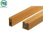 Environmental Friendly Linear Suspended Metal Ceiling 0.6mm White Aluminum