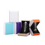 Black LED Jewelry Box with Custom Logo Plastic Material and Custom Velvet