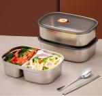 Folding Stainless Steel Food Storage Containers for Organized and Tidy Kitchen