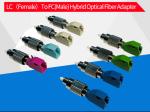 LC/UPC Female To FC/UPC Male Hybrid Optical Fiber Adapter SM FC/UPC Male To LC