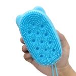 Customized High-Quality Soft Rubber Silicone Shower Brush For Shower Massage Use