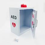 Customizable AED Defibrillator Cabinets , Alarmed AED Wall Box 400x360x200mm