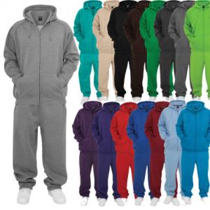 China Wholesale custom cotton poly sweat tracksuits unisex sport blank jogging suits on sale