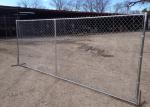 Temporary Chain Link Fence Barrier Panel 60X60mm For Constructions Site