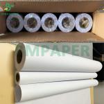 24'' Roll Wide Format 20 lb. CAD Inkjet Bond Rolls 5 Rolls Per Box 2'' Core