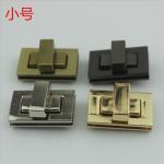 High quality new design zinc alloy square metal handbag turn lock in China