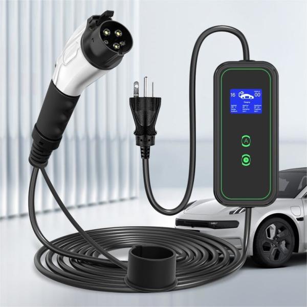 7.4 KW AC Output Home Ev Charging Station Portable NEMA 14-50P Plug 3*6mm Sup2 0