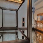 Retail Store Multi-Layer Golden Stainless Steel Display Rack Shelf Grocery Stand