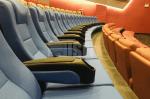 Steel Leg Push Back Commercial Theater Seating For Music Hall