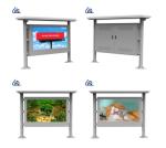 Urhealth 75 inch HD large information kiosk lcd 4k touch screen displays