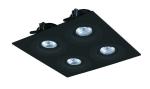Four Lights 36W Square Gimbal LED Downlight High Luminus 2500lm