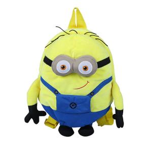 Wholesale 3D Cartoon Kids Plush Backpack Mini Size Yellow Color CPC Certification from china suppliers