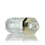 Custom White Eyelash Glass Bottle With Gold Aluminum Dropper Glass Serum Bottle