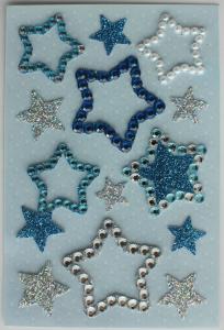 Wholesale Lovely Bling Rhinestone Stickers , Recollections Dimensional Stickers For Scrapbooking from china suppliers