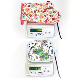 Wholesale Soft Cotton Fabric Custom Oven Mitts , Long Oven Mitts With FDA Approved from china suppliers