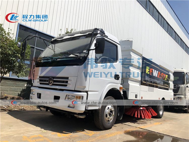8CBM 8 Tons Dongfeng vacuum road sweeper truck