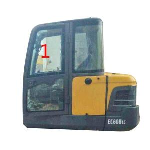 Wholesale EC60 VOLVO Windshield Glass Left Side Position NO.1 Bending Resistant from china suppliers