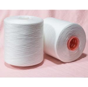 Wholesale TFO 20S - 80S White Polyester Yarn / Spun Sewing Thread For Auto Machine from china suppliers